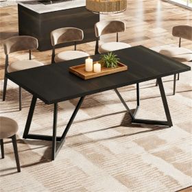 Living room dining table, modern rectangular dining table, kitchen dining table, Sturdy Design