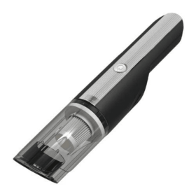 Wireless Silver Car Holder High Suction Handheld Mini Household Vacuum Cleaner (Option: Black)