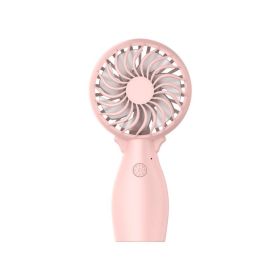 Handheld Fan For Dorm Study, Participation In Exhibitions, Gardening Work, And Pet Care. (Option: Pink)